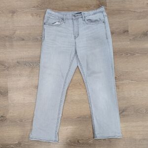 BKE Jake Straight Light Gray Jeans